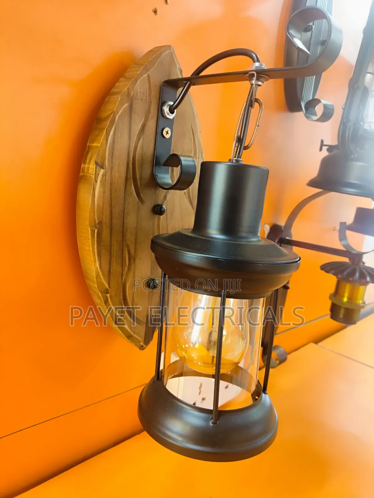 Wooden Wall Light
