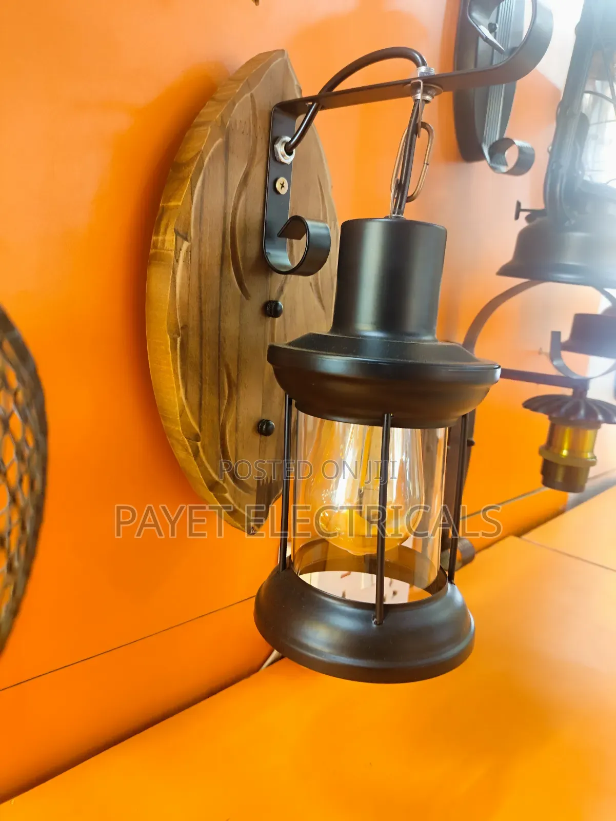 Wooden Wall Light