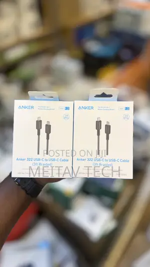 Anker 322 USB-C to USB-C 60W Braided Cable 1M
