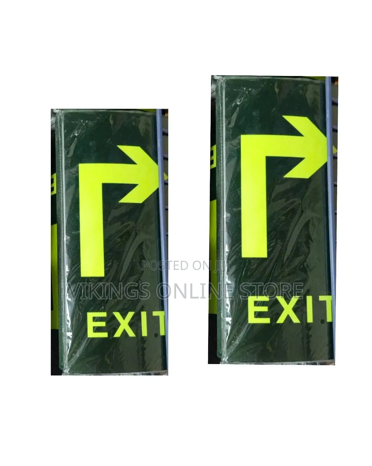 5 Pieces Exit in That Direction Sign Sticker