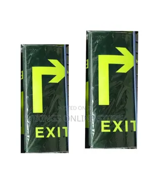 5 Pieces Exit in That Direction Sign Sticker