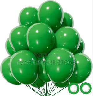 100 PCS Dark Green Balloons
