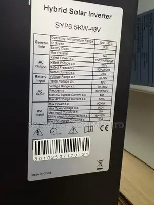 Brand New 6.5KVA 48V GOTOSOLAR Hybrid Solar Inverter