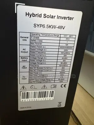 6.5kw 48v Gotosolar Hybrid Inverter 9000w Pv Premium