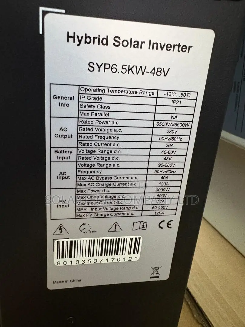 6.5kw 48v Gotosolar Hybrid Inverter 9000w Pv Premium
