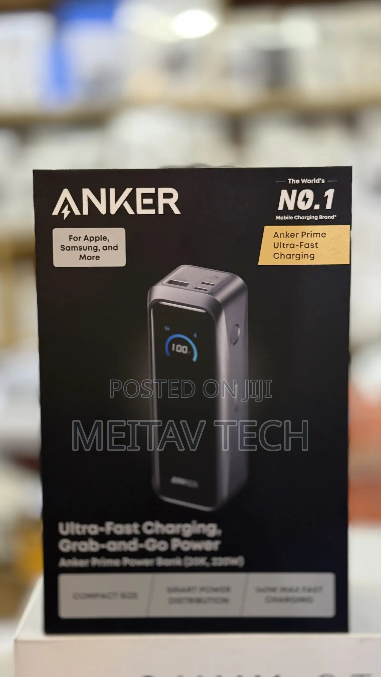 Anker Prime 220W Power Bank 20000mah 3-Port