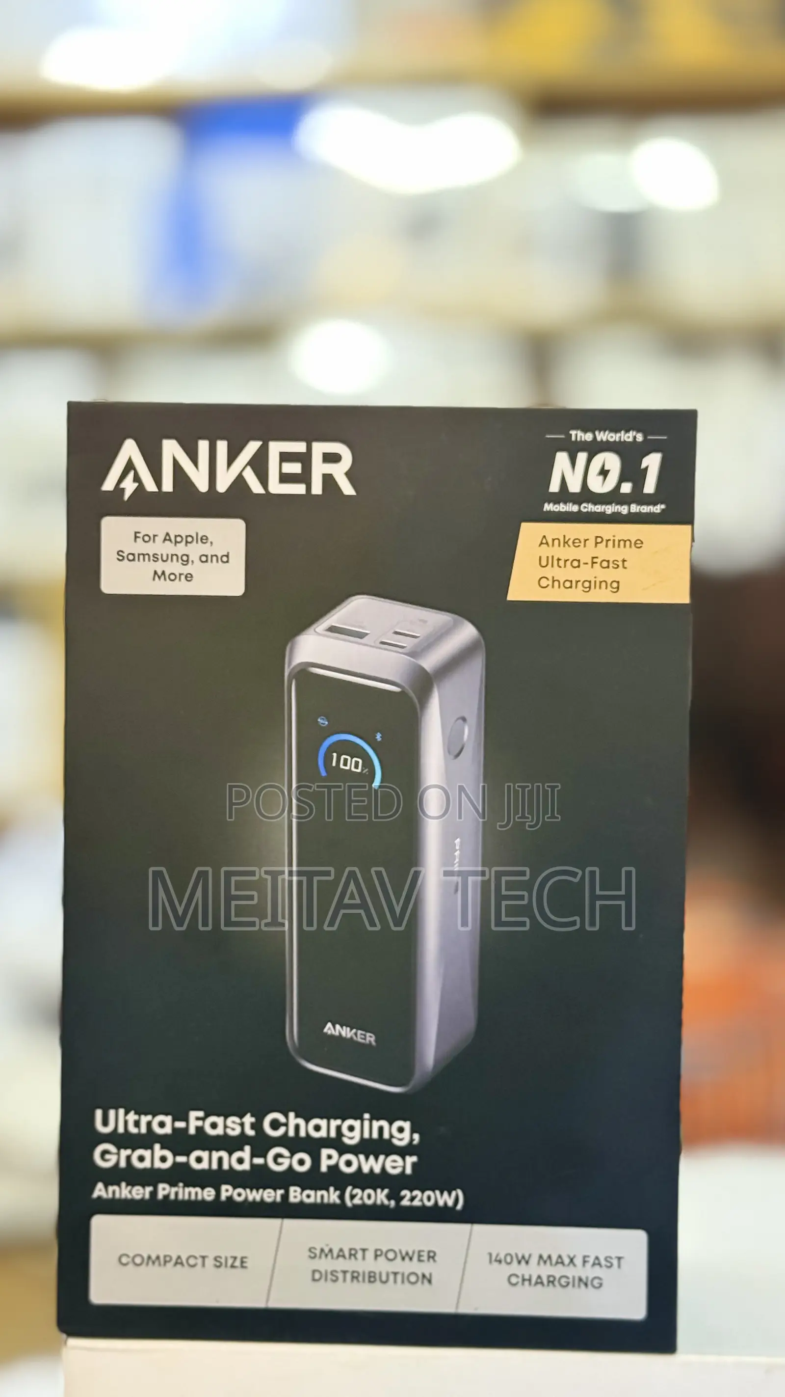 Anker Prime 220W Power Bank 20000mah 3-Port