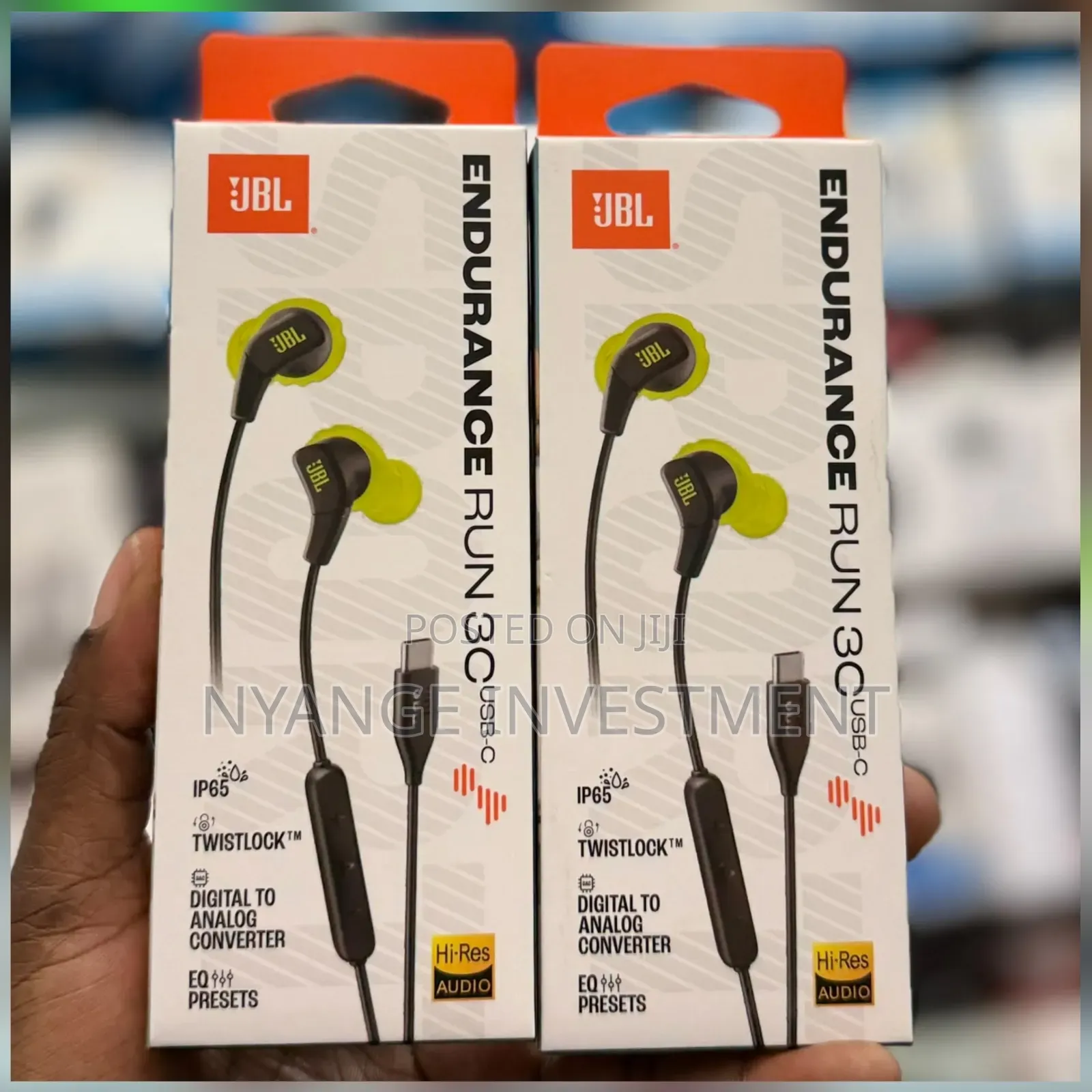 JBL Endurance Run 3C Wired Headphones.