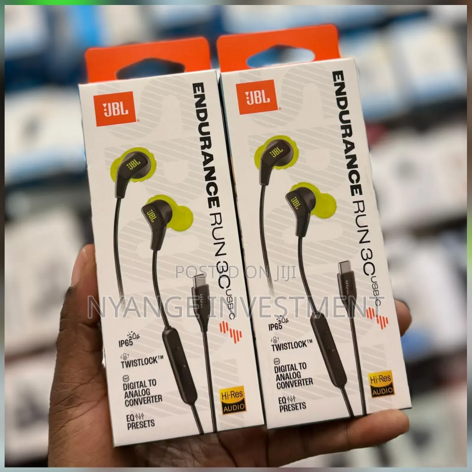 JBL Endurance Run 3C Wired Headphones.