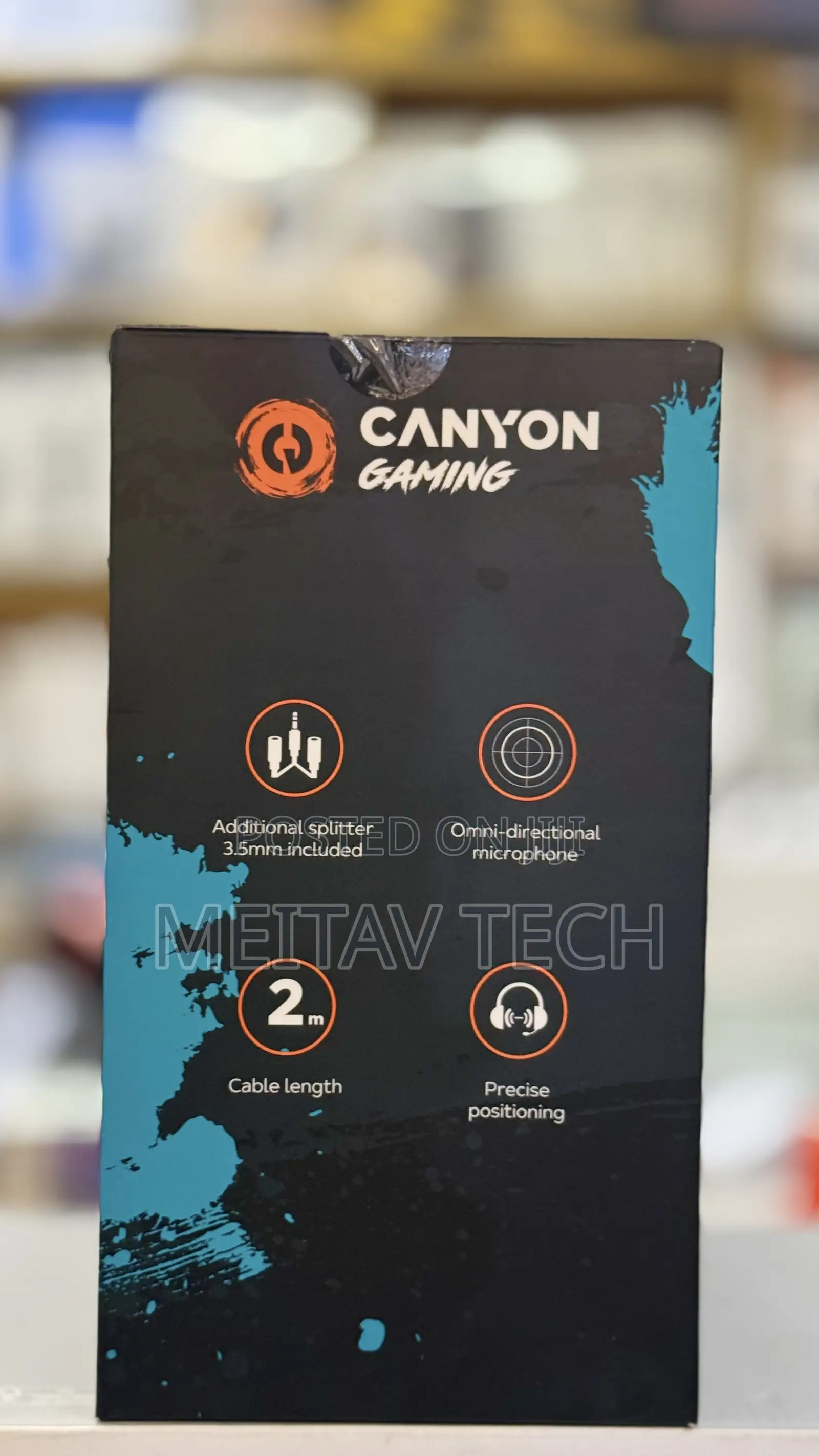 Canyon Interceptor GH-8A, Gaming Headset 3.5mm Jack Plus USB Connector