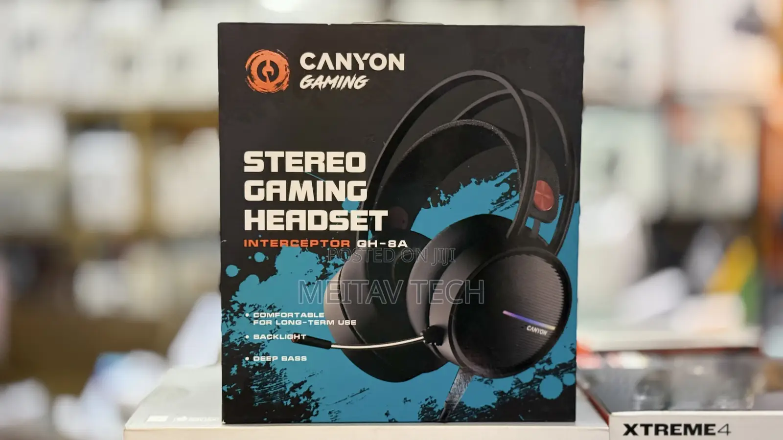 Canyon Interceptor GH-8A, Gaming Headset 3.5mm Jack Plus USB Connector