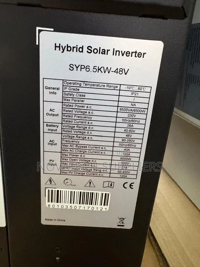 GOTOSOLAR SYP6.5KW 48V Solar Inverter 120