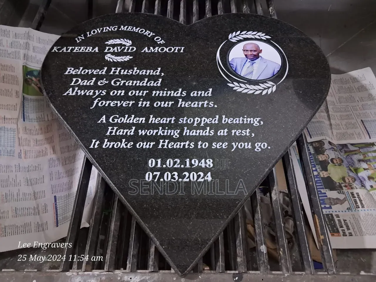 Terrazzo Headstones