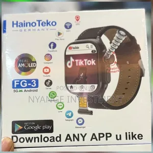 HainoTeko FG-3 5G Android Smart Watch With Real AMOLED Display SIM