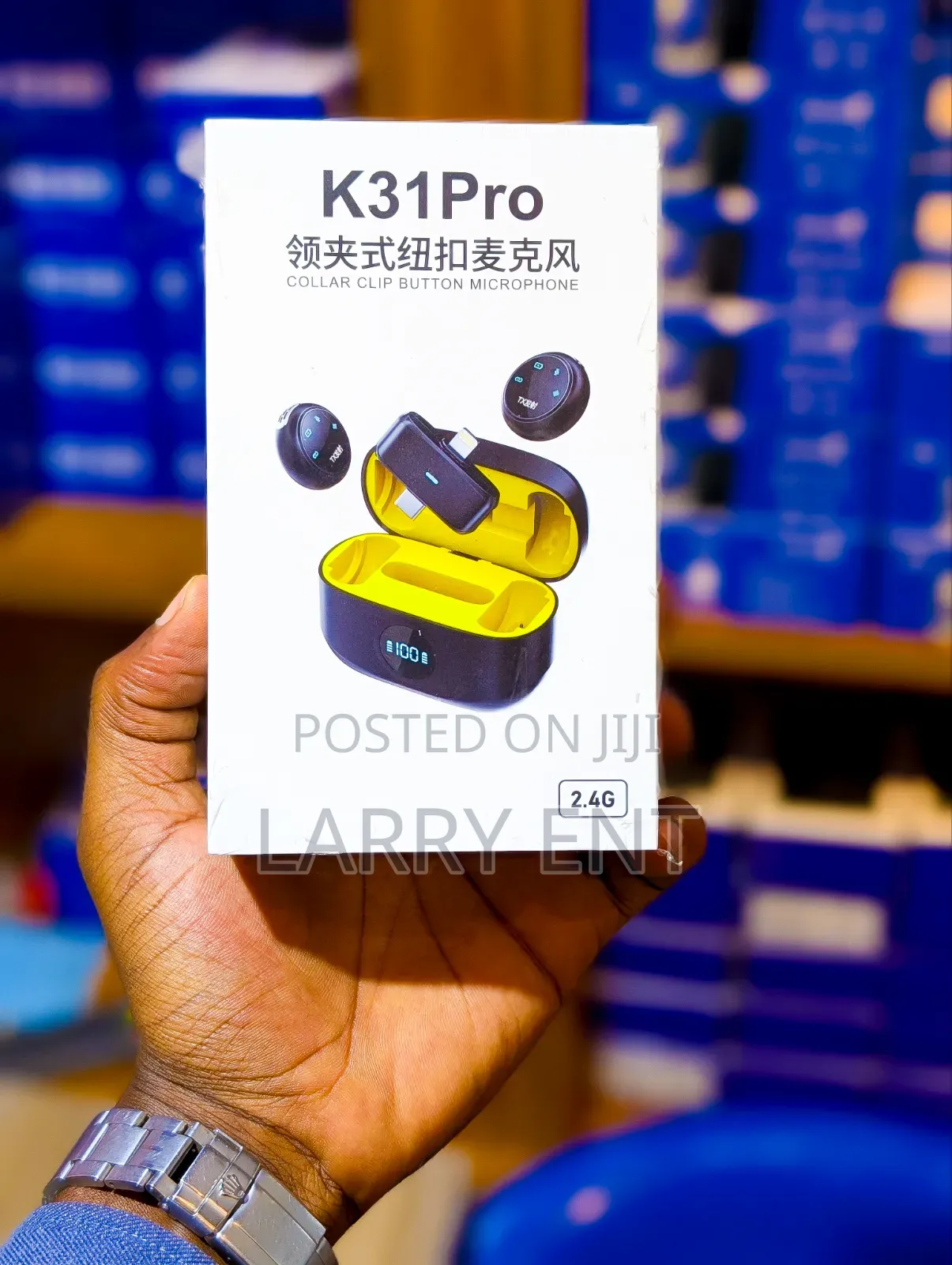 Pro Wireless Lavalier Mic ANC USB-C Lightning Live Stream
