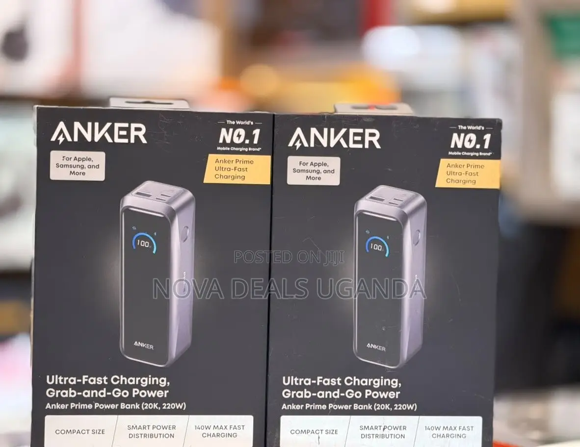 Anker Prime Power Bank, 3-Port Portable Charger With 220W Output