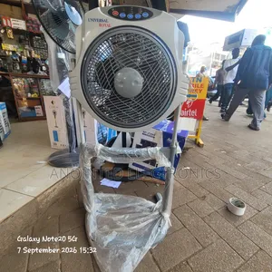 Stand Box Fan With a Remote