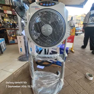 Stand Box Fan With a Remote