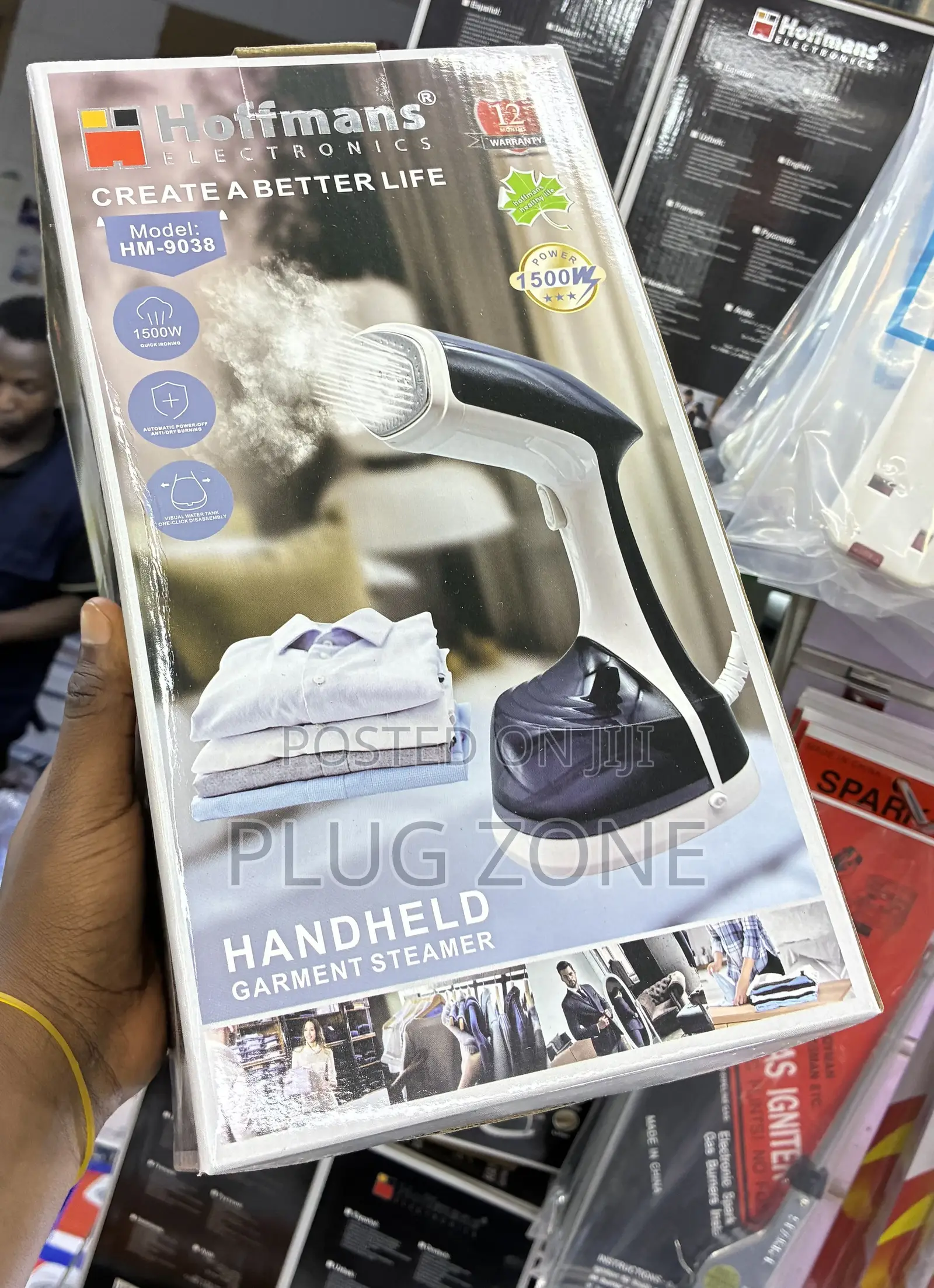 Hoffman Handheld Garmet Steamer