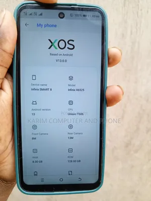 Infinix Smart 8 128 GB Blue