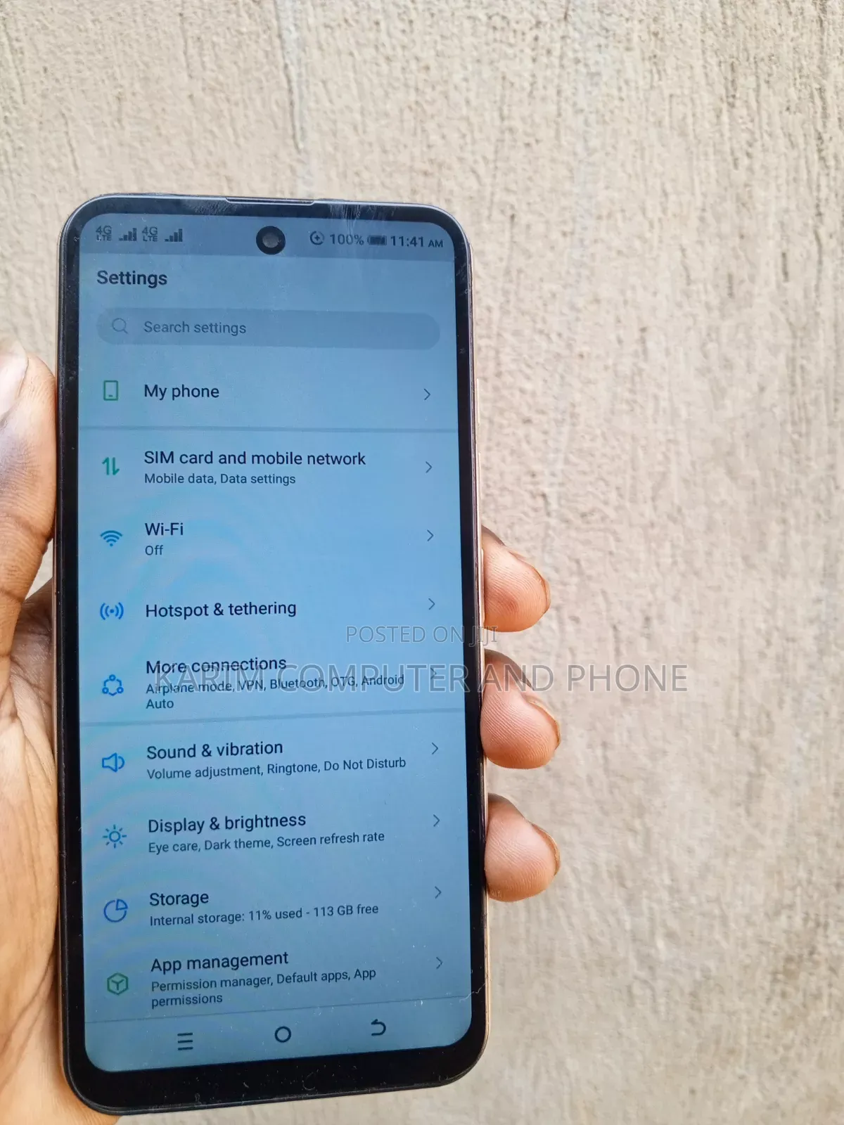Infinix Smart 8 128 GB Blue