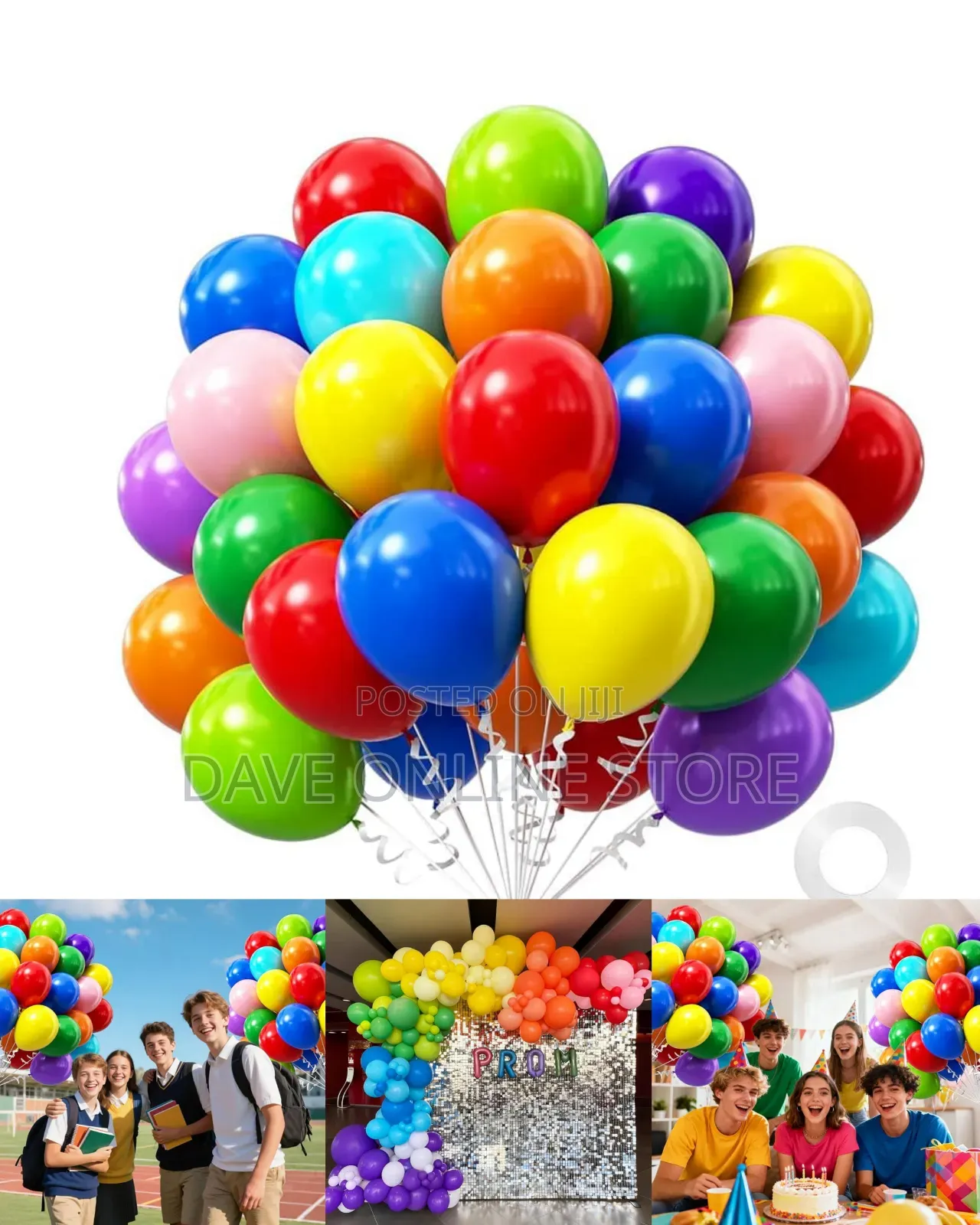 Colorful Balloons 12 Inch