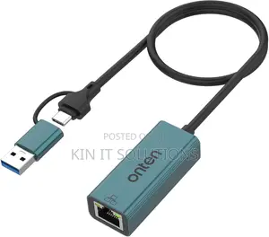 OTN-UE106 USB-A/USB-C to Ethernet Adapter.