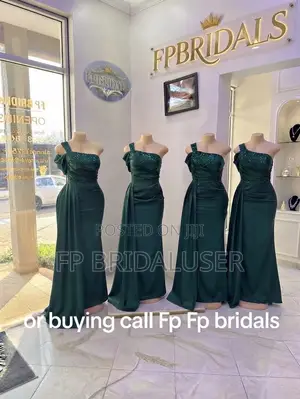 Bridesmaids Dresses Green for Hire