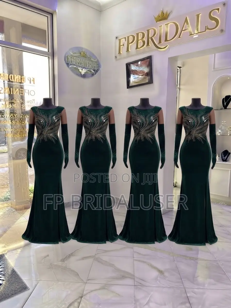Bridesmaids Dresses Green for Hire