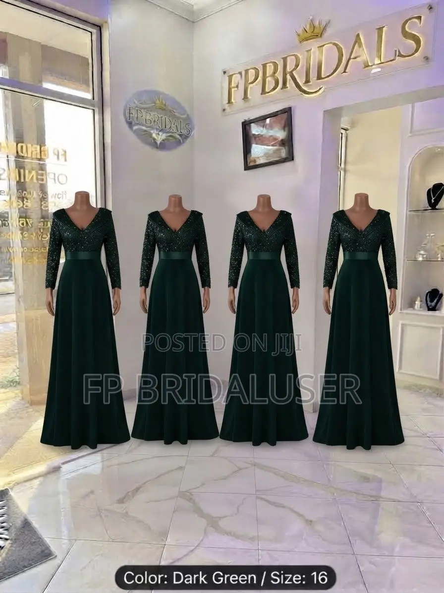 Bridesmaids Dresses Green for Hire