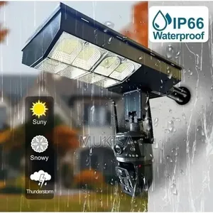 Street Solar Lights With a Triple Lence Advanced Solar Cameras