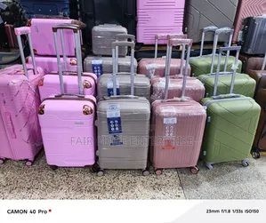 Original Pure Plastic Suitcases / Full Set