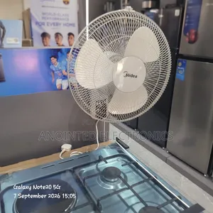Midea Wall Mountable Fan With a Remote