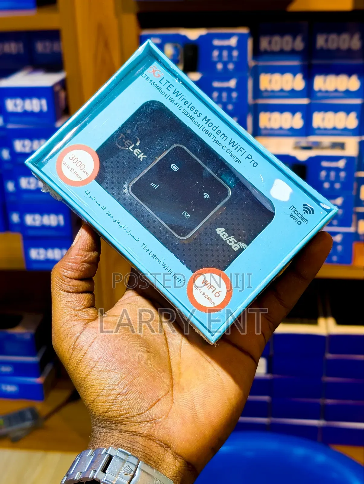 T-Elek LTE Wireless Modem MiFi 300Mbps WiFi USB-C