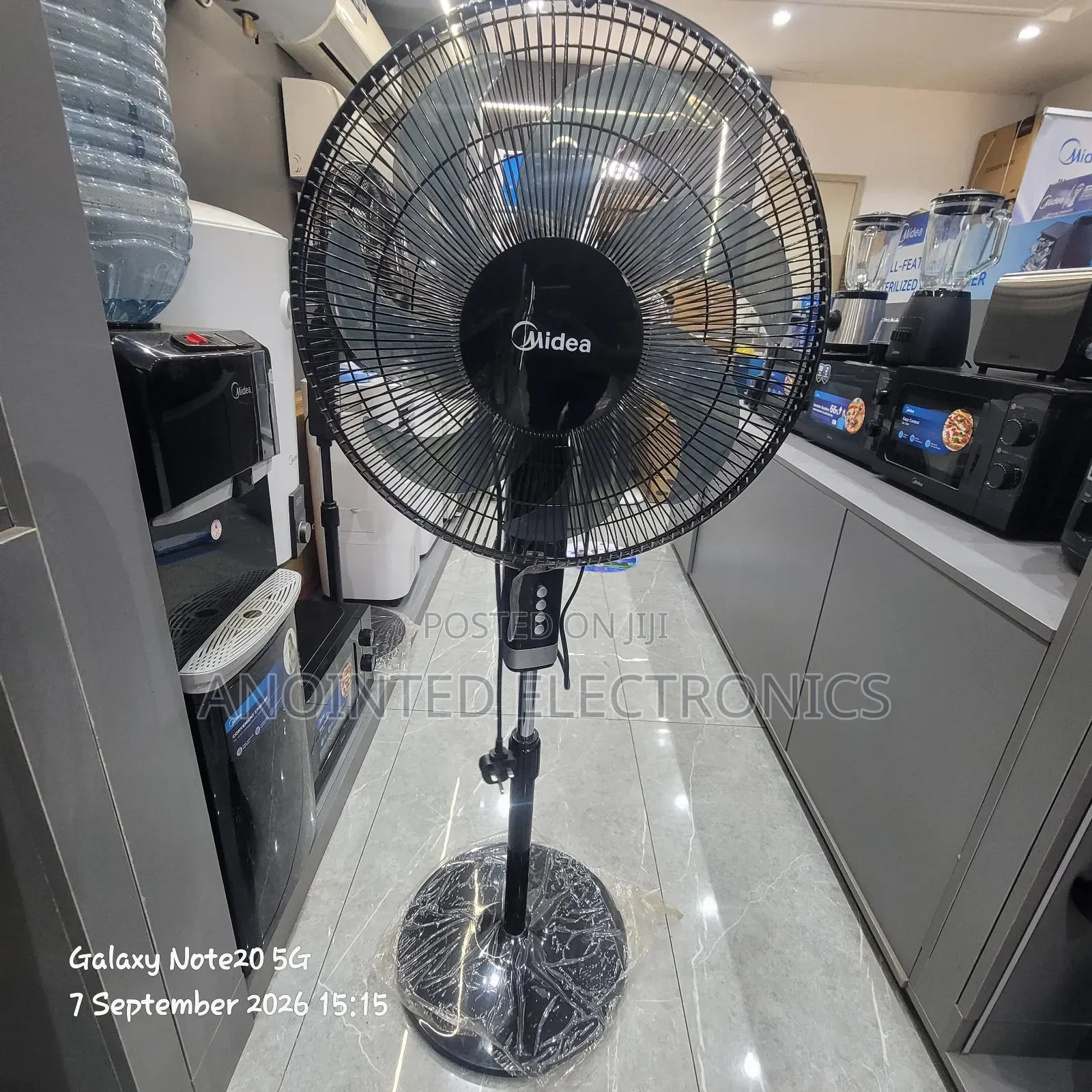Midea Standing Fan Black