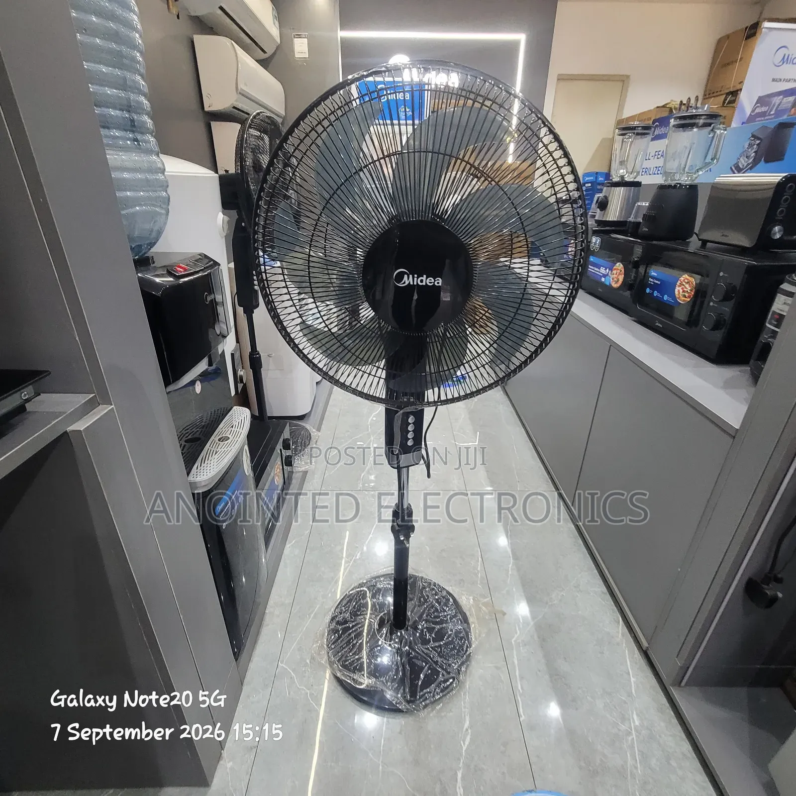 Midea Standing Fan Black