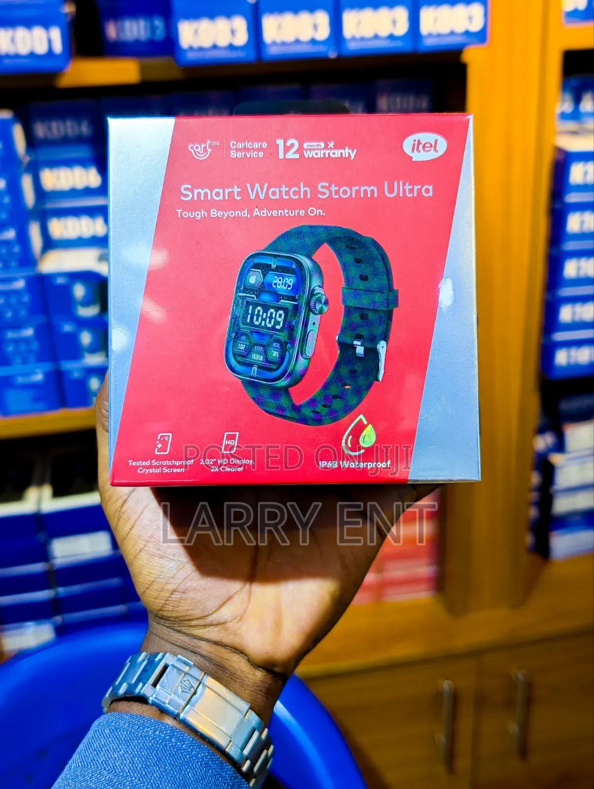Itel Storm Ultra Smart Watch IP68 Waterproof HD Display