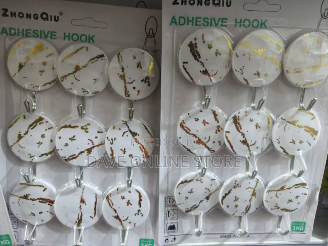 Packs of Zhongqiu Self-Adhesive Wall Hooks