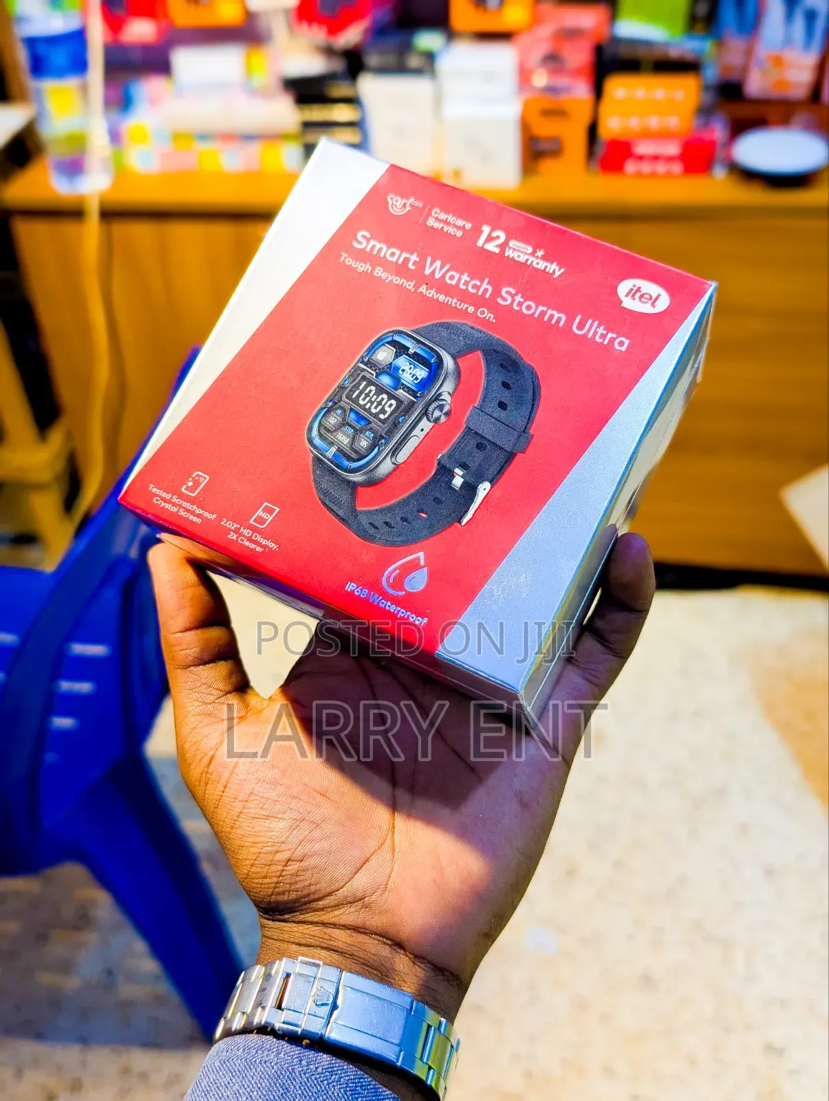 Itel Storm Ultra Smartwatch Scratch Proof HD Display Watch