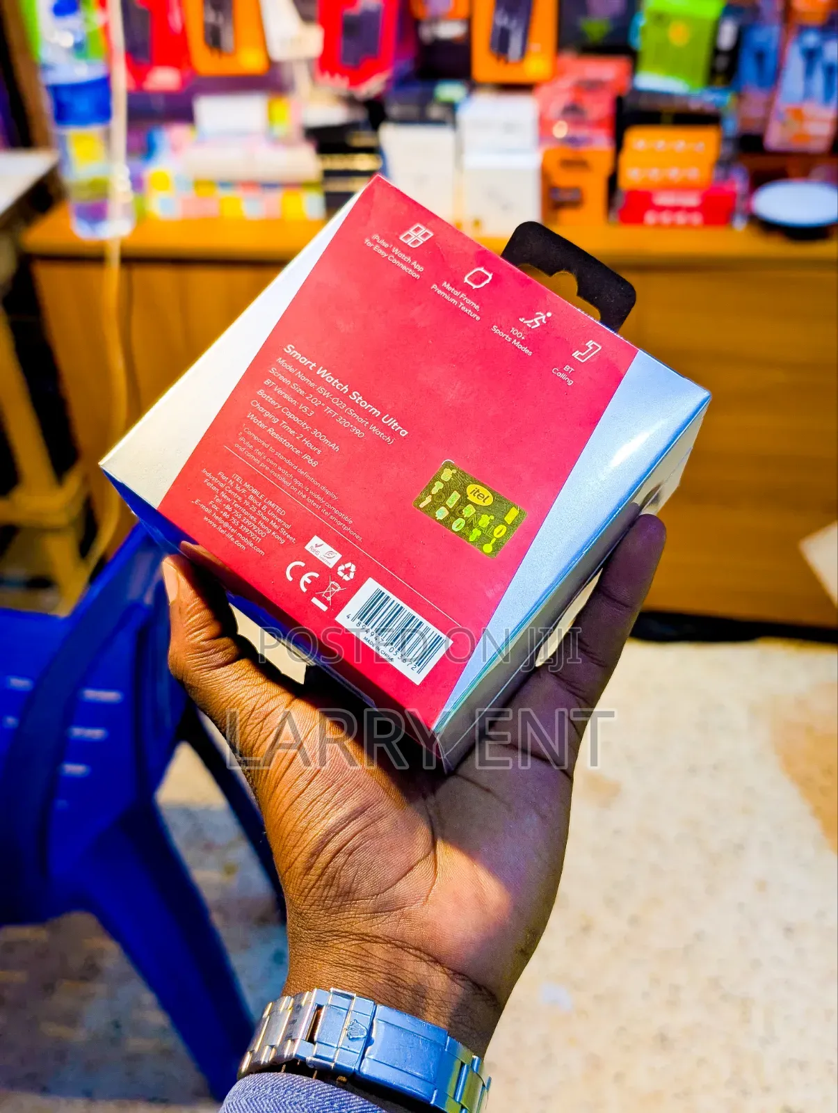 Itel Storm Ultra Smartwatch Scratch Proof HD Display Watch