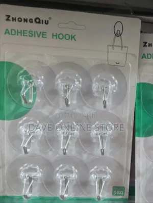 Nine Zhongqiu Transparent Adhesive Hooks