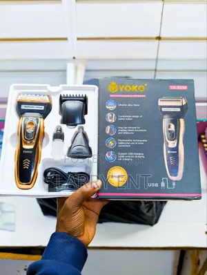 Yoko 3 in 1 Rechargeable Hair Clipper Shaver Nose Trimmer