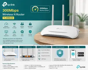 Tl-Wr845n
300Mbps Wireless N Router