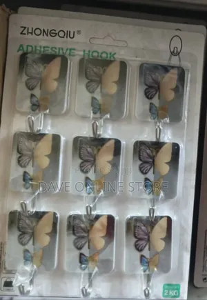 Packs of Zhongqiu Decorative Self-Adhesive Wall Hooks