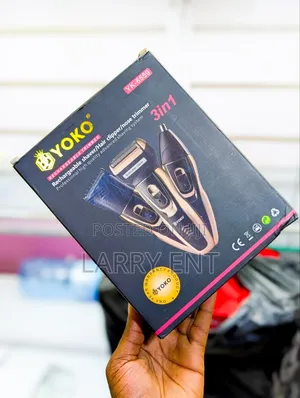 Yoko 3 in 1 Electric Grooming Kit Clipper Shaver Trimmer
