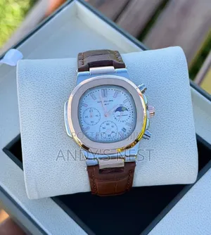 Patek Phillipe Men's Leather Watch 