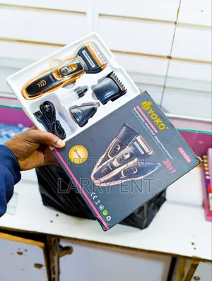 Yoko Rechargeable Hair Clipper Shaver and Nose Hair Trimmer