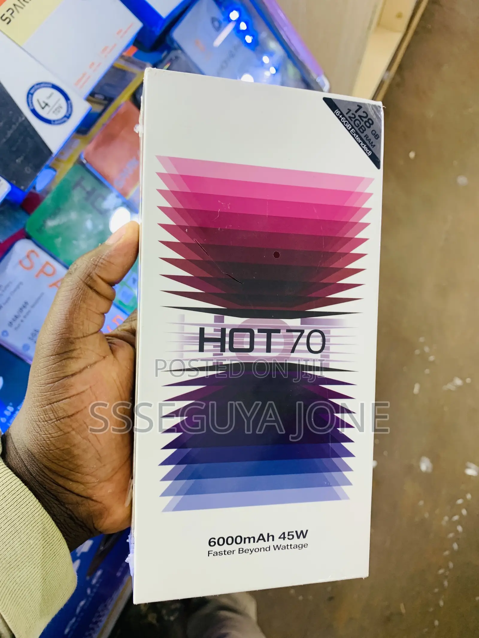 New Infinix Hot 70 128 GB Blue