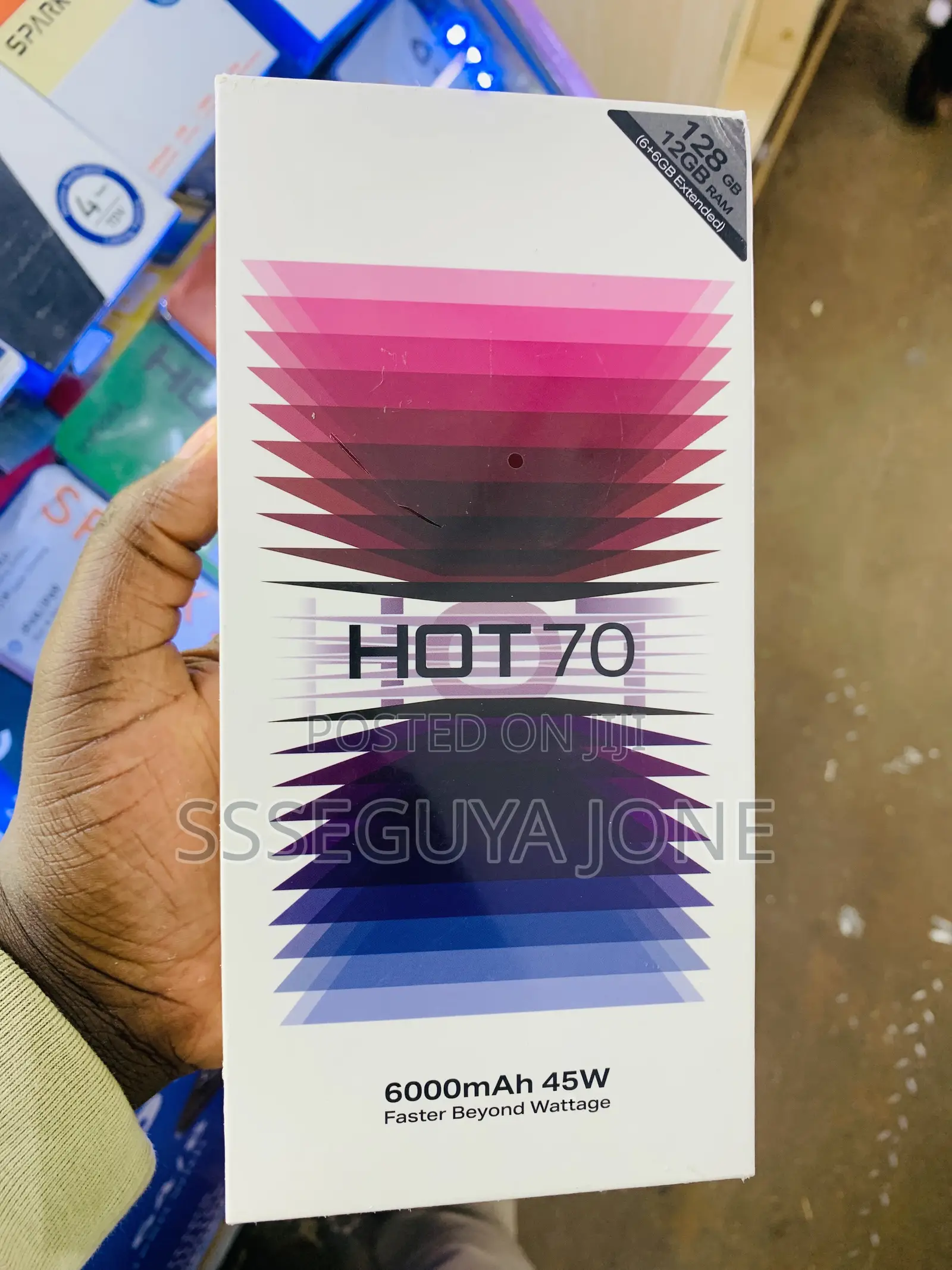New Infinix Hot 70 128 GB Blue