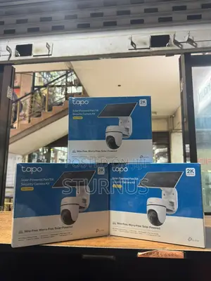 Solar-Powered Pan/Tilt Security Camera Kit